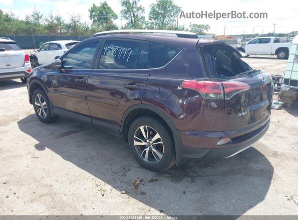 2T3RFREV5GW440560 2016 TOYOTA RAV4 Burgundy Հետևի ձախ