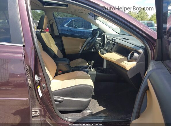 2T3RFREV5GW440560 2016 TOYOTA RAV4 Burgundy Սալոնի դիմացի տեսք