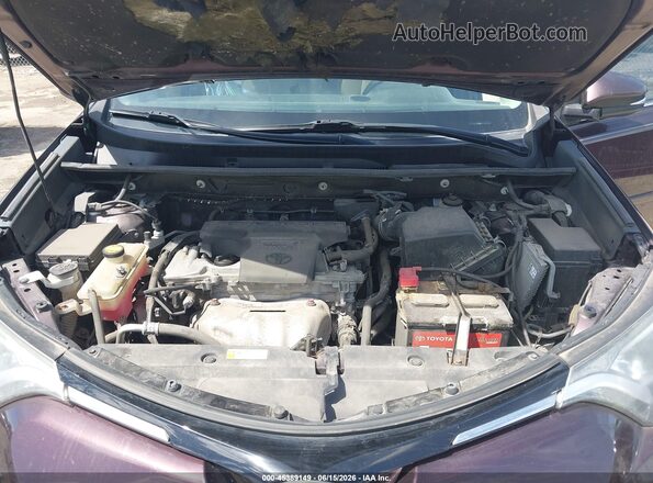 2T3RFREV5GW440560 2016 TOYOTA RAV4 Burgundy Հետևի տեսք