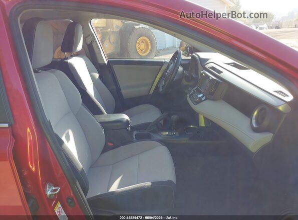 2T3RFREV5GW531263 2016 TOYOTA RAV4 Red Vista interior delantera