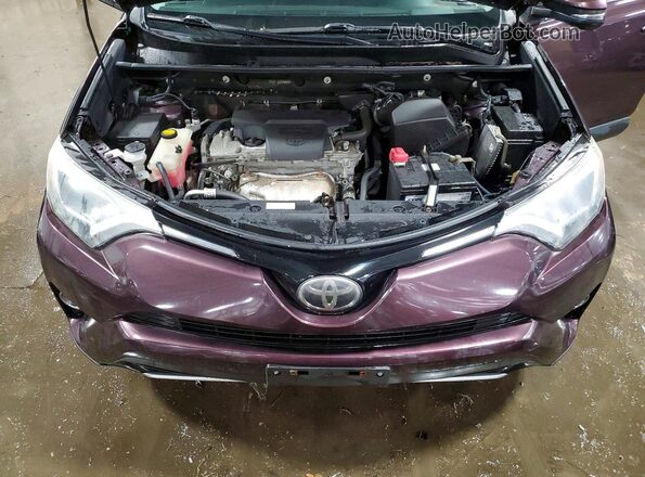 2T3RFREV5HW607792 2017 TOYOTA RAV4 Purple Вид підкапотного простору