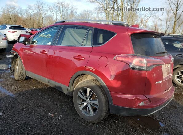 2T3RFREV5JW698102 2018 TOYOTA RAV4 Burgundy Rear left