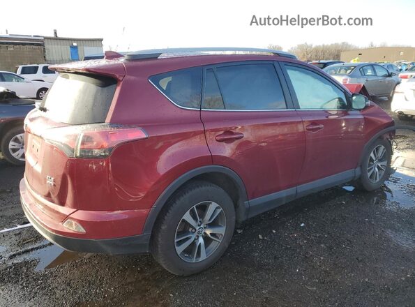 2T3RFREV5JW698102 2018 TOYOTA RAV4 Burgundy Rear right