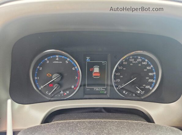 2T3RFREV5JW724388 2018 TOYOTA RAV4 Gray Instrument cluster view