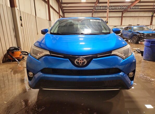 2T3RFREV5JW798619 2018 TOYOTA RAV4 Blue წინა ხედი
