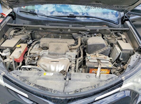 2T3RFREV6GW435965 2016 TOYOTA RAV4 Black უკანა სალონის ხედი