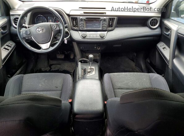 2T3RFREV6GW435965 2016 TOYOTA RAV4 Black წინა პანელის ხედი