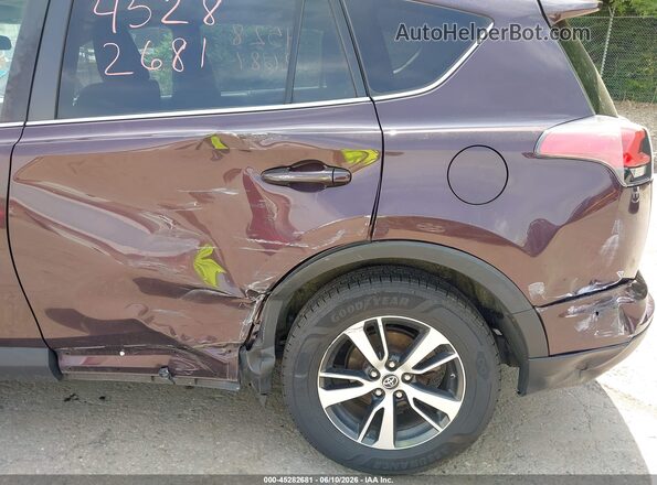2T3RFREV6HW670304 2017 TOYOTA RAV4 Burgundy წინა ხედი