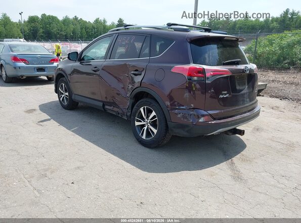 2T3RFREV6HW670304 2017 TOYOTA RAV4 Burgundy უკანა მარცხენა