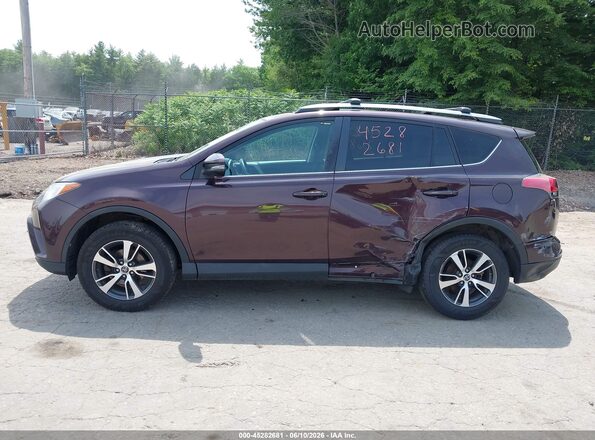 2T3RFREV6HW670304 2017 TOYOTA RAV4 Burgundy სალონის 360-გრადუსიანი ხედი