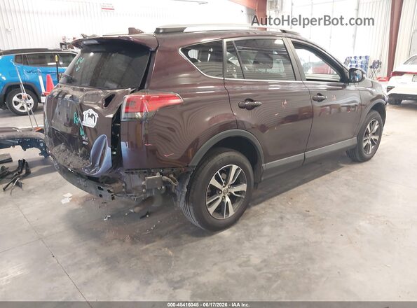 2T3RFREV6JW760090 2018 TOYOTA RAV4 Burgundy Tył prawy