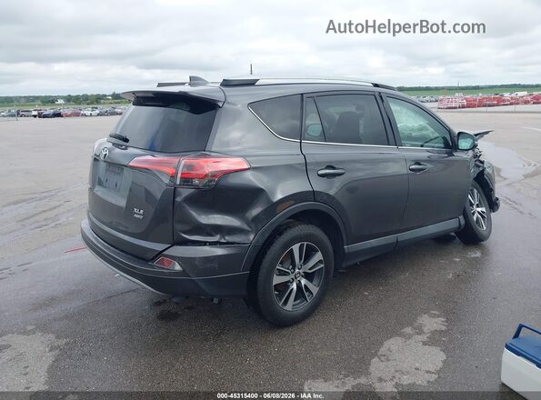 2T3RFREV6JW786818 2018 TOYOTA RAV4 Gray Rear right