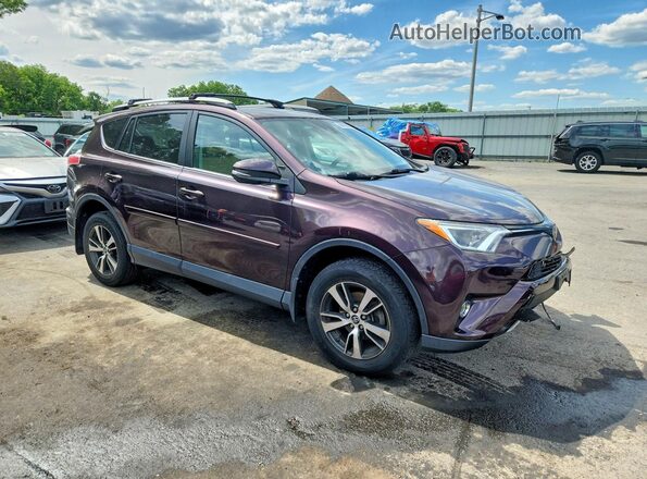 2T3RFREV6JW800006 2018 TOYOTA RAV4 Burgundy 