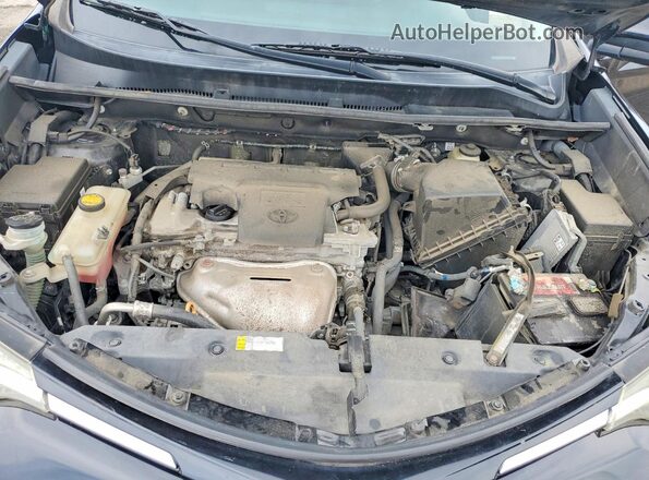 2T3RFREV7HW598545 2017 TOYOTA RAV4 Черный Вид задней части салона