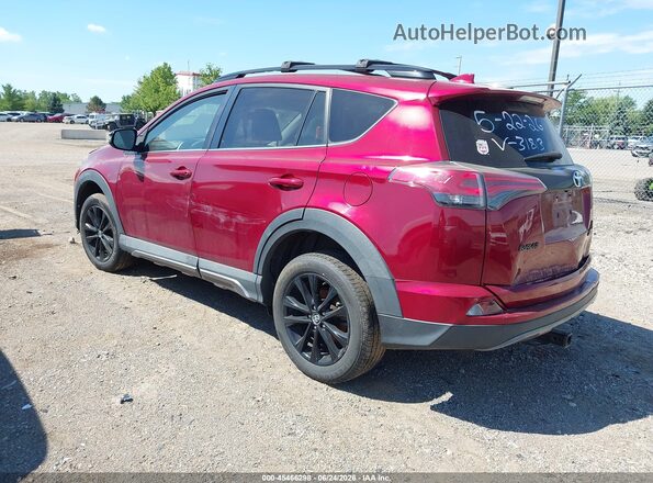 2T3RFREV7JW731813 2018 TOYOTA RAV4 Red Trasero izquierdo