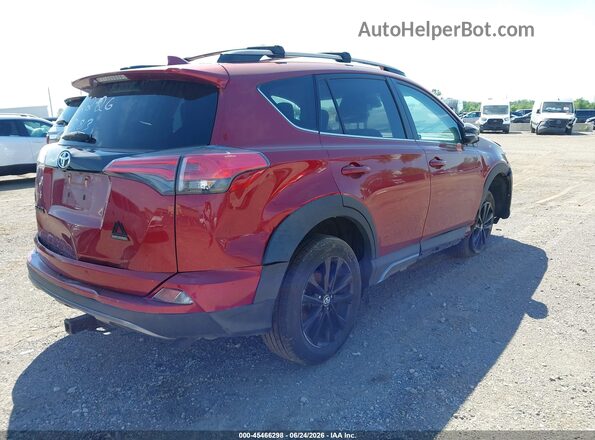 2T3RFREV7JW731813 2018 TOYOTA RAV4 Red Trasero derecho