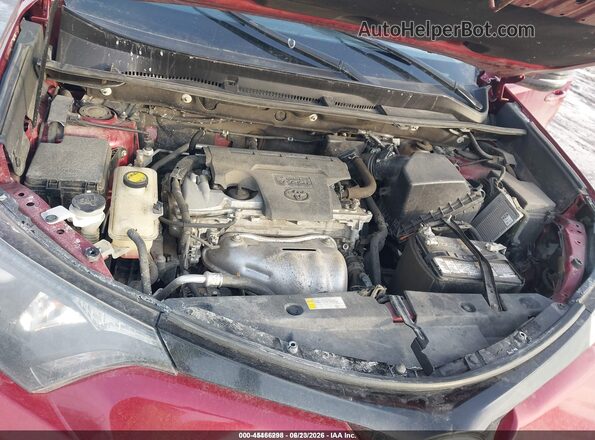 2T3RFREV7JW731813 2018 TOYOTA RAV4 Red Vista trasera