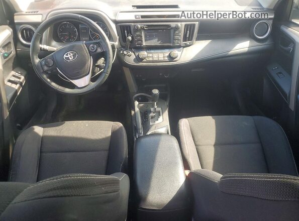 2T3RFREV8GW474301 2016 TOYOTA RAV4 Silver Widok deski rozdzielczej