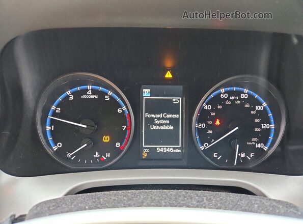 2T3RFREV8HW657229 2017 TOYOTA RAV4 Purple Вид щитка приладів