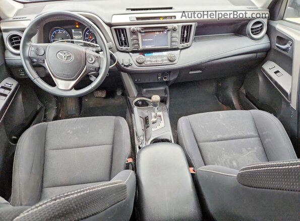2T3RFREV8HW657229 2017 TOYOTA RAV4 Purple Вид панелі приладів