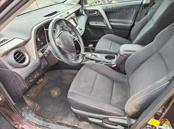 2T3RFREV8HW657229 2017 TOYOTA RAV4 Purple Вид салону спереду