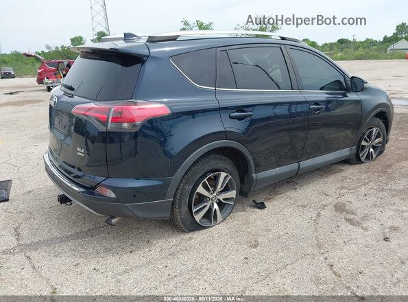 2T3RFREV8HW680929 2017 TOYOTA RAV4 Синий Задняя правая четверть