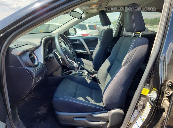 2T3RFREV8JW706080 2018 TOYOTA RAV4 Black Widok wnętrza z przodu