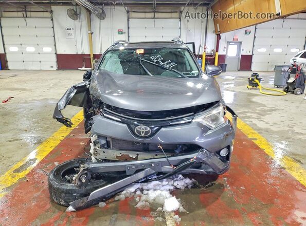 2T3RFREV8JW801738 2018 TOYOTA RAV4 Gray Դիմացի տեսք