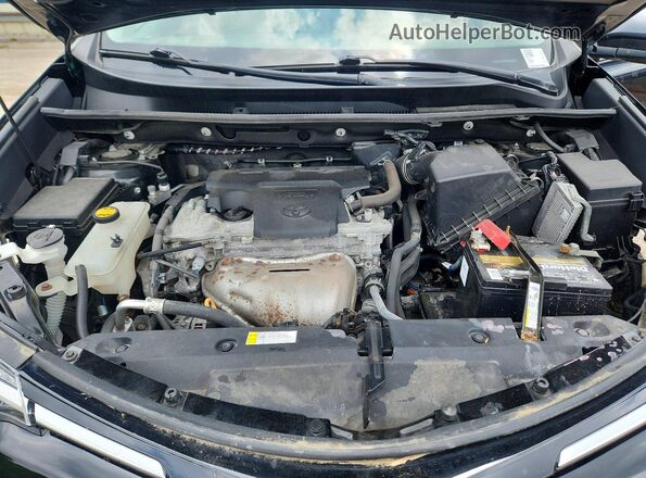 2T3RFREV8JW831886 2018 TOYOTA RAV4 Black Engine compartment view