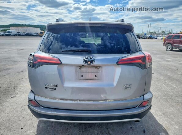 2T3RFREV9GW538166 2016 TOYOTA RAV4 Silver უკანა ხედი
