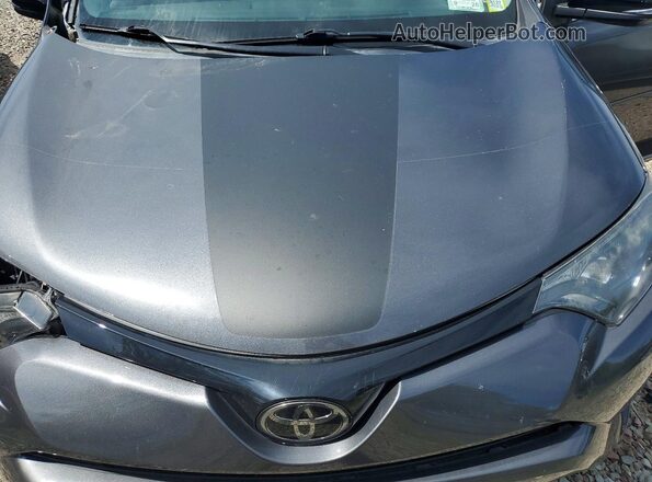 2T3RFREV9JW774971 2018 TOYOTA RAV4 Gray Vista del compartimento del motor