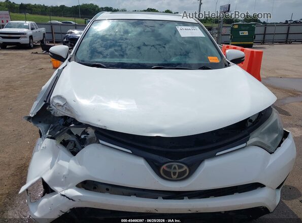 2T3RFREV9JW800775 2018 TOYOTA RAV4 White Widok zestawu wskaźników