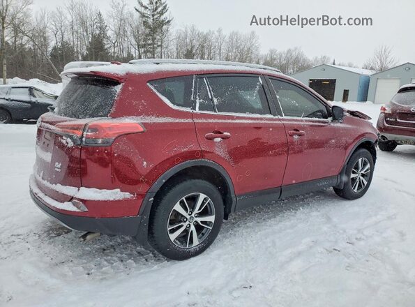 2T3RFREV9JW831170 2018 TOYOTA RAV4 Red Հետևի աջ