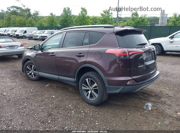 2T3RFREVXHW654154 2017 TOYOTA RAV4 Burgundy Rear left
