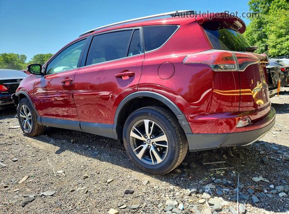 2T3RFREVXJW722572 2018 TOYOTA RAV4 Red Rear left