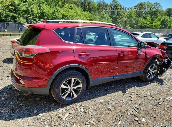 2T3RFREVXJW722572 2018 TOYOTA RAV4 Red Rear right