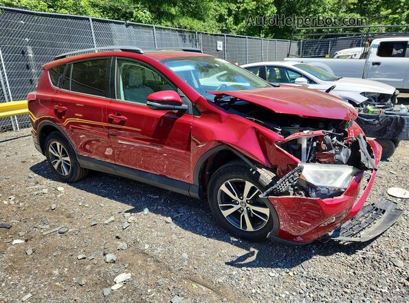 2T3RFREVXJW722572 2018 TOYOTA RAV4 Red Front right