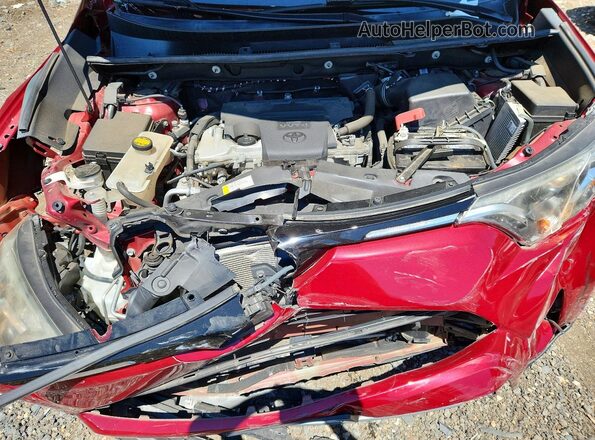 2T3RFREVXJW722572 2018 TOYOTA RAV4 Red Engine compartment view
