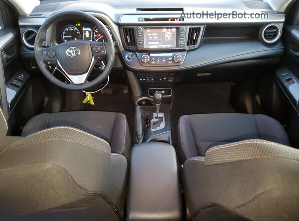 2T3RFREVXJW742935 2018 TOYOTA RAV4 Burgundy Dashboard view
