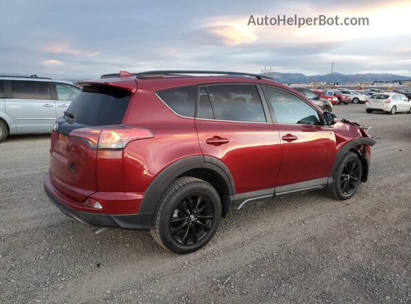 2T3RFREVXJW742935 2018 TOYOTA RAV4 Burgundy Rear right