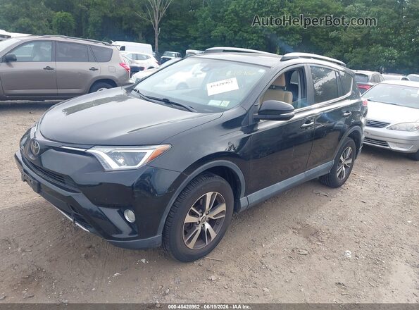 2T3RFREVXJW817231 2018 TOYOTA RAV4 Black Առջևի ձախ երեք քառորդ տեսարան