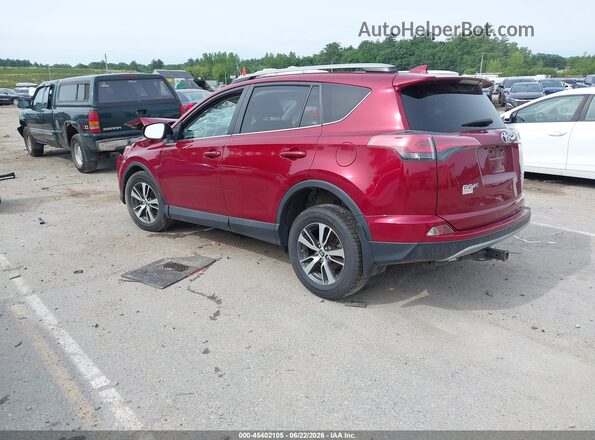 2T3RFREVXJW833929 2018 TOYOTA RAV4 Red უკანა მარცხენა