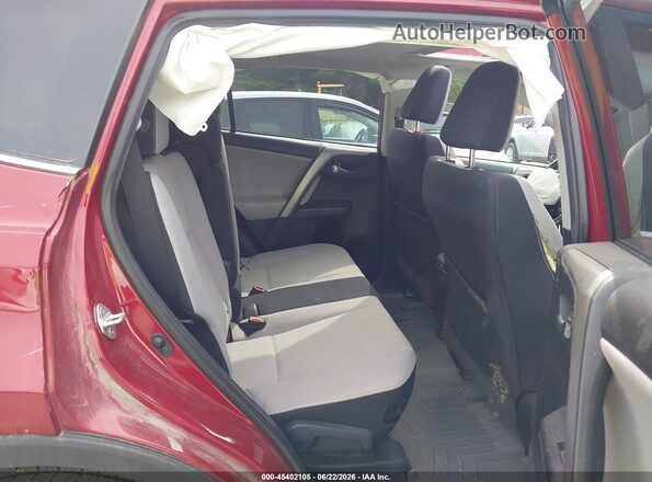 2T3RFREVXJW833929 2018 TOYOTA RAV4 Red VIN კოდის სტიკერის ხედი