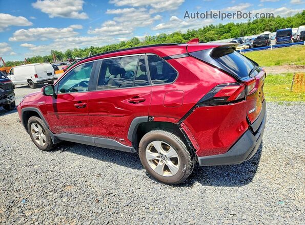 2T3RWRFV0LW066786 2020 TOYOTA RAV4 Red Հետևի ձախ