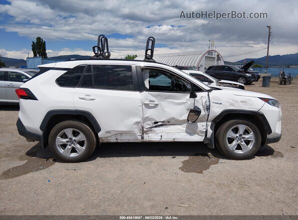 2T3RWRFV0LW079649 2020 TOYOTA RAV4 HYBRID White Rear interior view