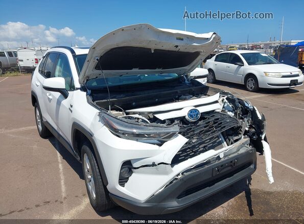 2T3RWRFV1KW025694 2019 TOYOTA RAV4 HYBRID White Вид спереду
