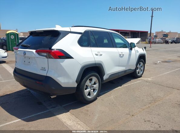 2T3RWRFV1KW025694 2019 TOYOTA RAV4 HYBRID White Задня права чверть