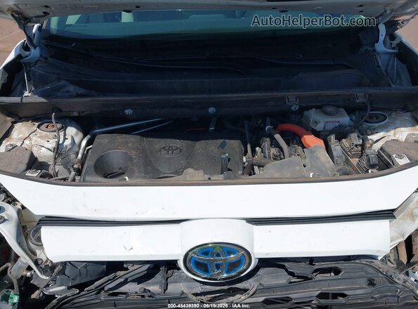2T3RWRFV1KW025694 2019 TOYOTA RAV4 HYBRID White Вид ззаду