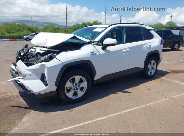 2T3RWRFV1KW025694 2019 TOYOTA RAV4 HYBRID White Передня ліва чверть