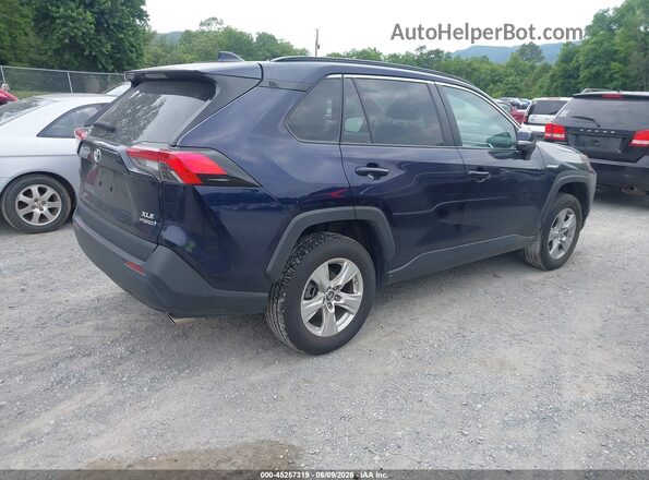 2T3RWRFV3KW028404 2019 TOYOTA RAV4 HYBRID Blue Задня права чверть